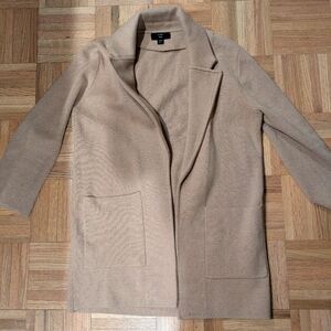JCrew sweater blazer camel xxs